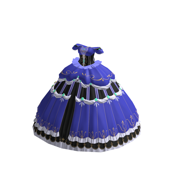 ♾️ Blue Royal opera ballgown