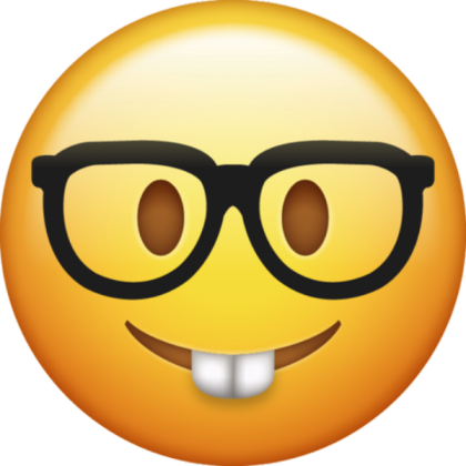 Nerd emoji Roblox decal