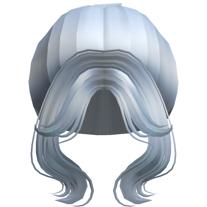 Soft Princess Wavy High Bun (Sky Blue)