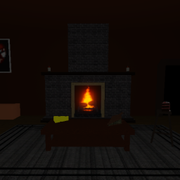 A Nap by the Fire