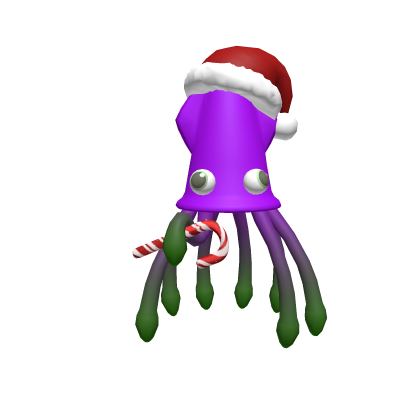 Purple Santa Tentacles [🐙🧑‍🎄]