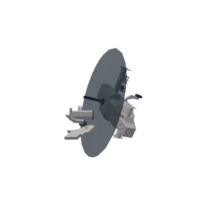 Crashed helicopter