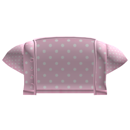 cutesy cropped mini hoodie in polkadot pink Roblox item