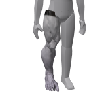Buff Monster - colorable - Right Leg