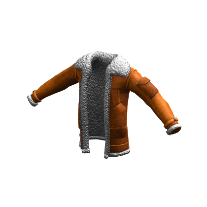 Stylish Faux Jacket | Orange White
