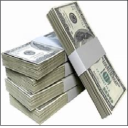 collecting money
