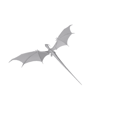 A soaring dragon (HAS A RIG)