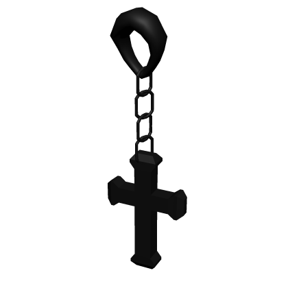 Single Hanging Black Earring