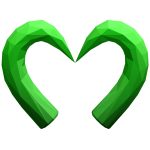 Green Heart Horns