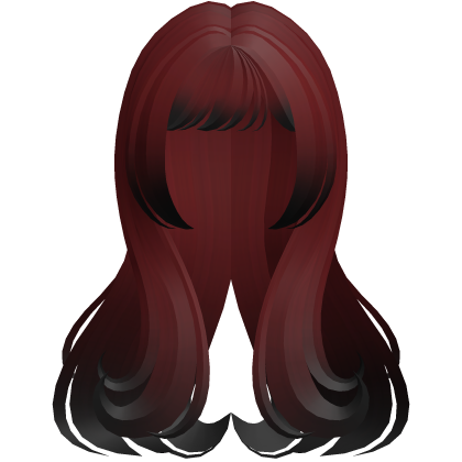 🐾 princess heart shape doll swirl hair red black