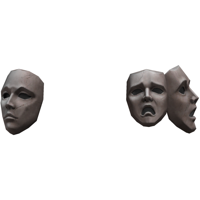 Back Waist Jester Mask Belt