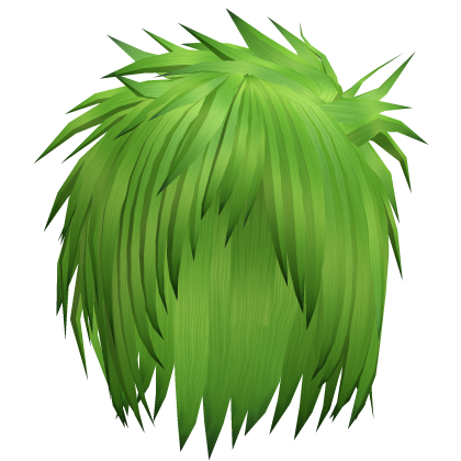 Grass Green Gyaruo J-rock vKei Messy Hair 73.