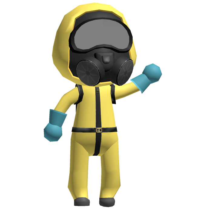 Hazmat Suit Animal Hospital Left Shoulder Pal