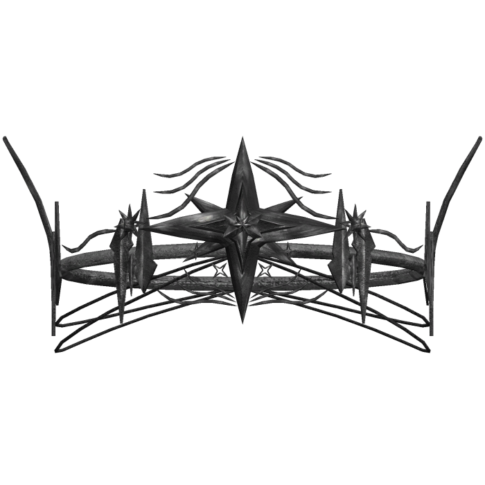 emo punk vkei silver darkness crown