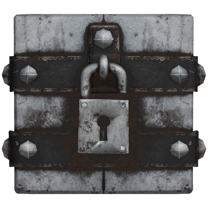 White Locked Shoulder Chest (Left)