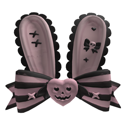 pastel halloween bunny bow ears Roblox item