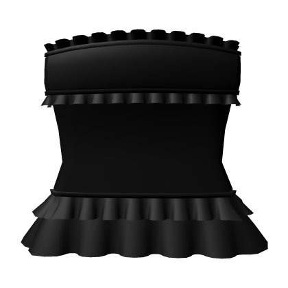 cute goth black dress with ruffles! Roblox item