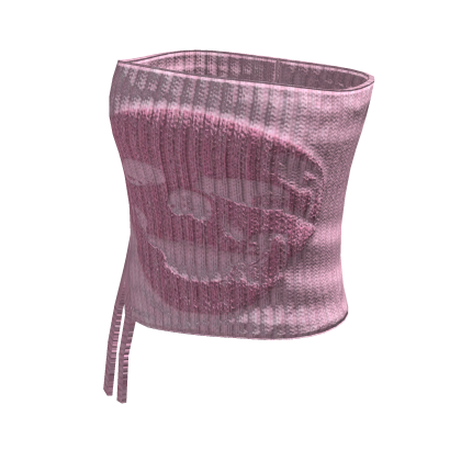 Supernova ☆ pink knit skull top thumbnail