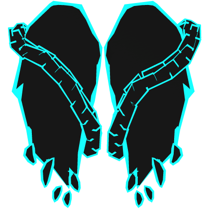 Cartoony Cyan Wings Roblox item