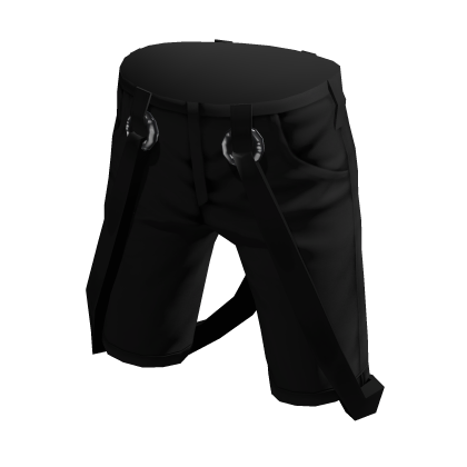 Suspender Shorts Black thumbnail