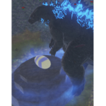 Godzilla cant crack the egg