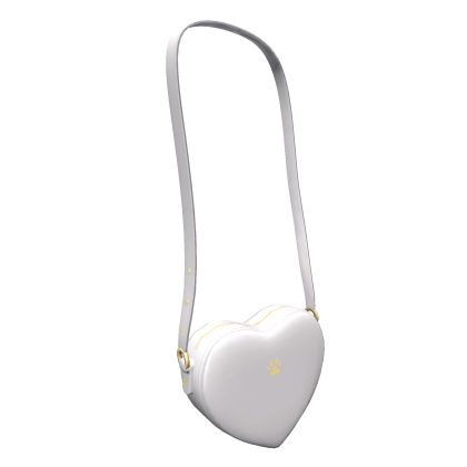 Valentine Heart Purse 3.0 White