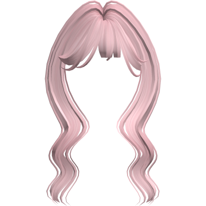 Soft Girl Wavy Bangs (Pink) Roblox item