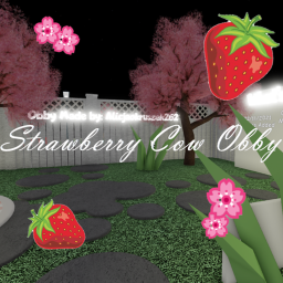 Strawberry Cow Obby 🍓🐄 UPDATE!👀