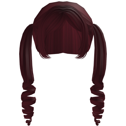 𐔌♡ : vampire red kawaii drill twintails  Roblox item