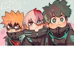 Bakugo Todoroki Deku