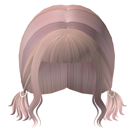 Pink Cheap Cutie Heart Ponytails Roblox item