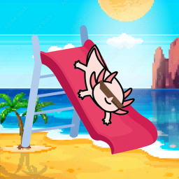 Massive Axolotl Slide 🎢 🐟