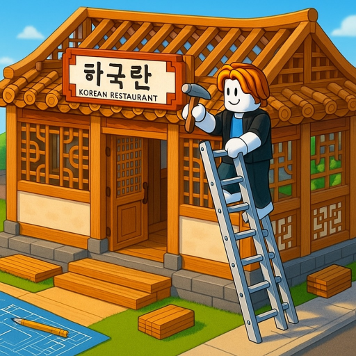 🍲 2 Player Korean Restaurant Tycoon official Roblox game thumbnail