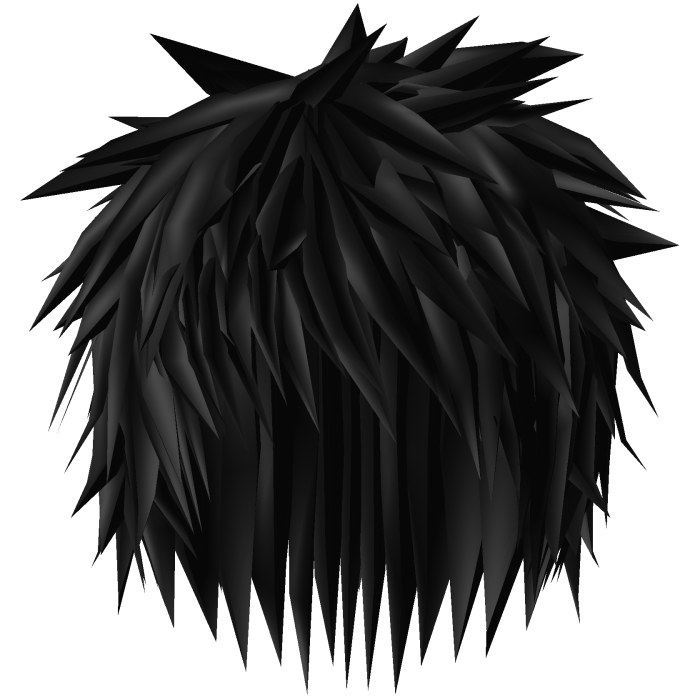Black Extreme Spiky Emo Messy Boy Hair 60.