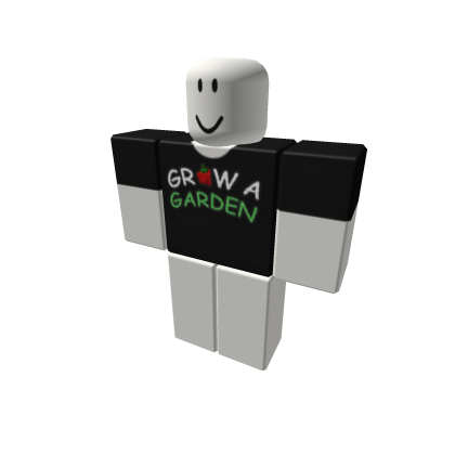 Grow A Garden T Shirt Black Roblox NoFilter