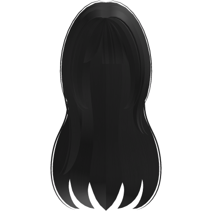 Anime Cute Bangs Hair In Grey Roblox item