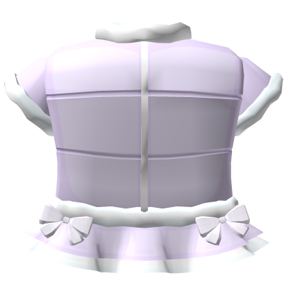kawaii cute purple winter jacket Roblox item