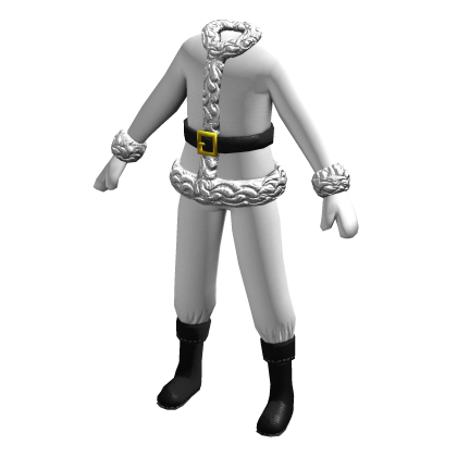 Classic Christmas Santa Suit | White thumbnail