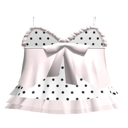 cute pink polka dots dress