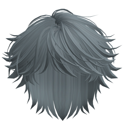 Side Part Fluffy Swept Boy Hair (Ash) Roblox item