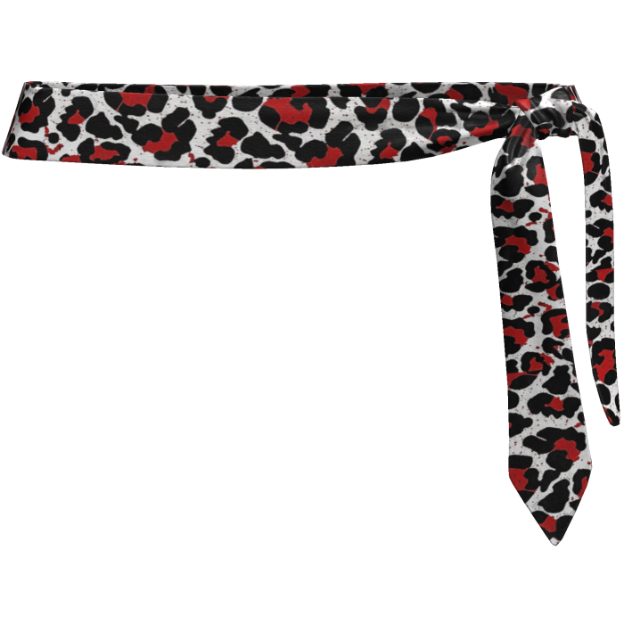 Red Y2k Tie Belt 1.0