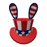 Uncle Sam Bunny Ears Hat
