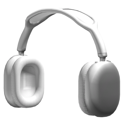 Simple White Shiny Headphones