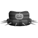 Dark Spiked Pumpkin Beanie