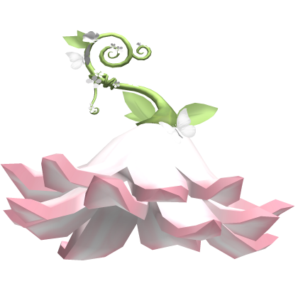 Pink White Green Fantasy Fairy Bell Flower
