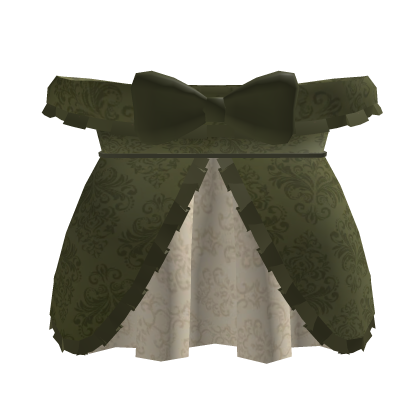  ♡ Cute Vintage Green Cottagecore Dress Roblox item