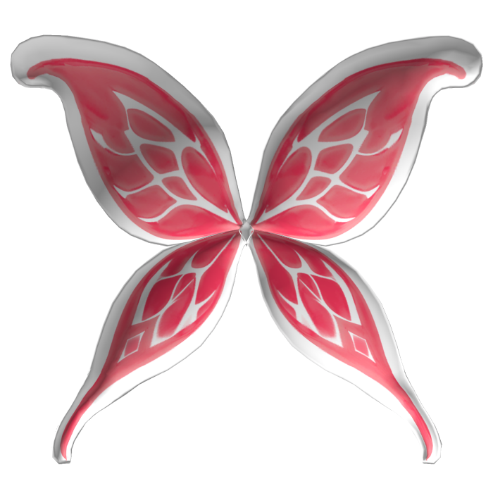 Pink Elf Wings Back