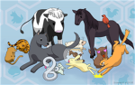 anime and animals