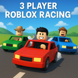 3 PLAYER ROBLOX RACING