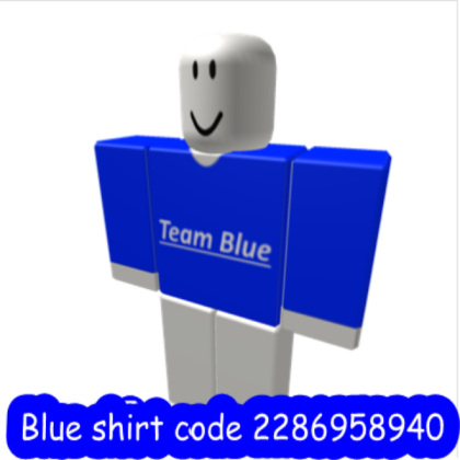 Blue shirt Roblox decal